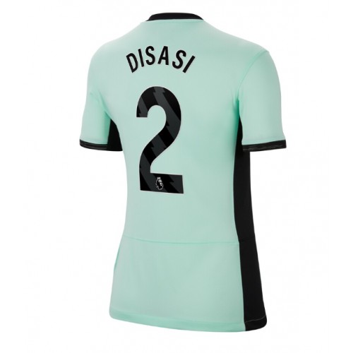 Maillot de foot Chelsea Axel Disasi #2 Troisième Femmes 2023-24 Manches Courte